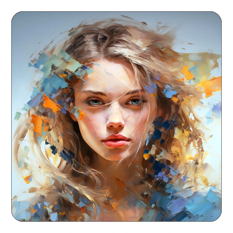 مگنت کاکتی طرح نقاشی رنگ روغن مدل mp70530