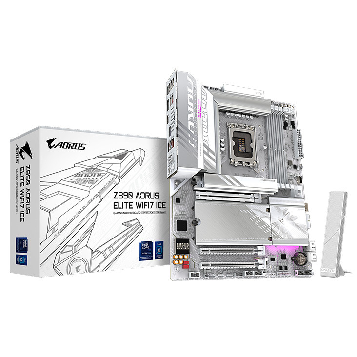 مادربرد گیگابایت مدل Z890 AORUS ELITE WIFI7 ICE