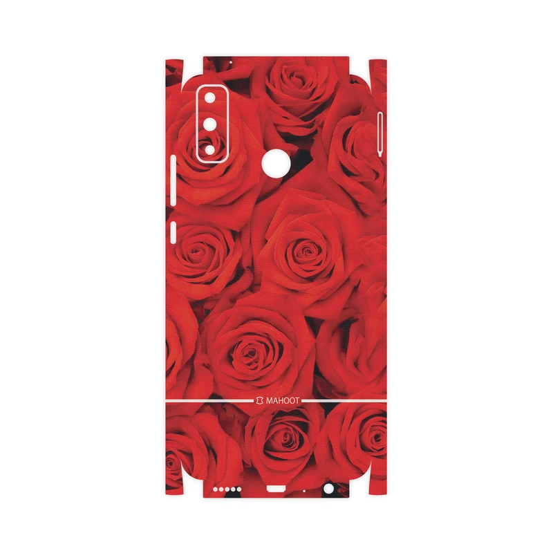 برچسب پوششی ماهوت مدل Red-Flower-FullSkin مناسب برای گوشی موبایل هوآوی Y8S