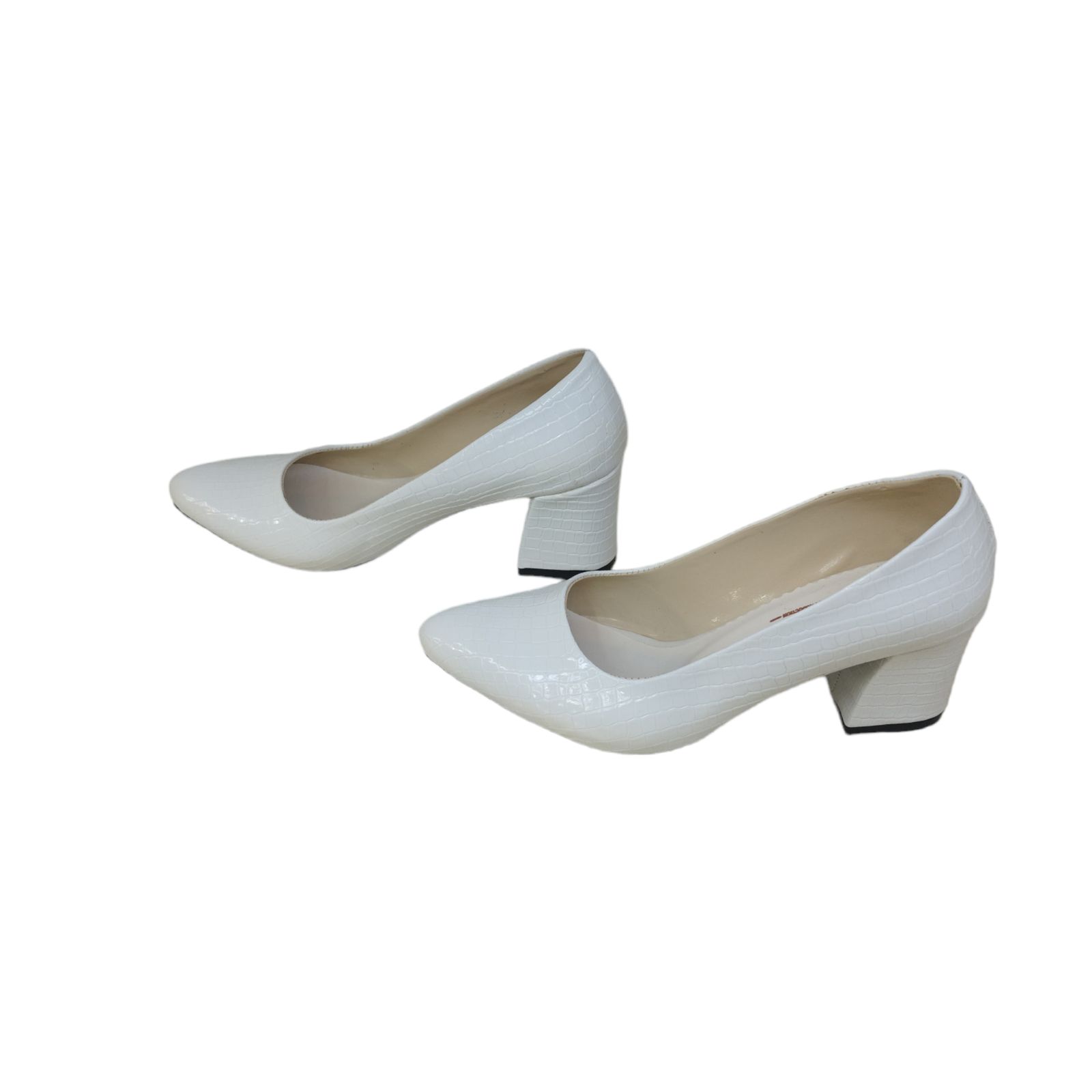 کفش زنانه مدل ZOP 19 LOBY ورنی رنگ سفید -  - 3