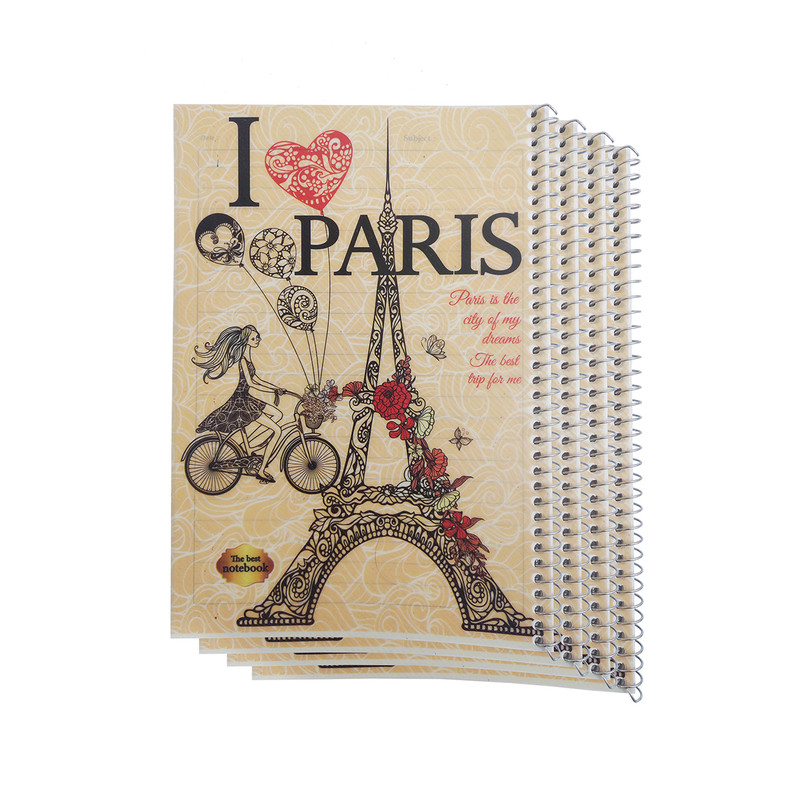 دفتر مشق 50 برگ طرح کلاسیک بسته 5 عددی