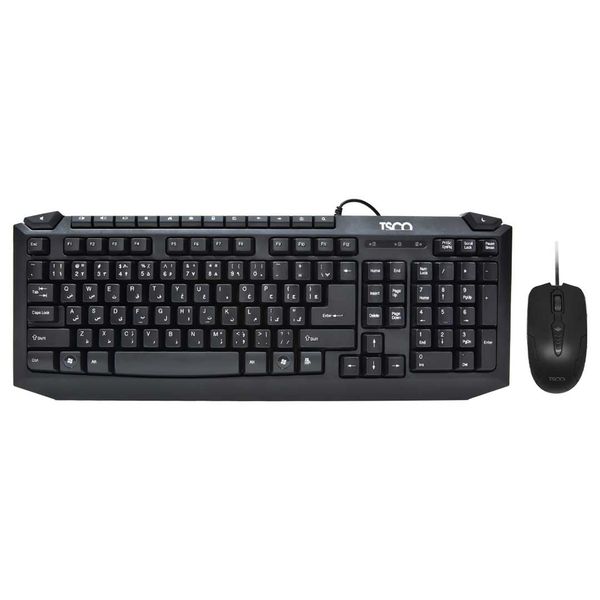 کیبورد و ماوس تسکو مدل TKM 8054N، سوییچ ممبران، Full-Size