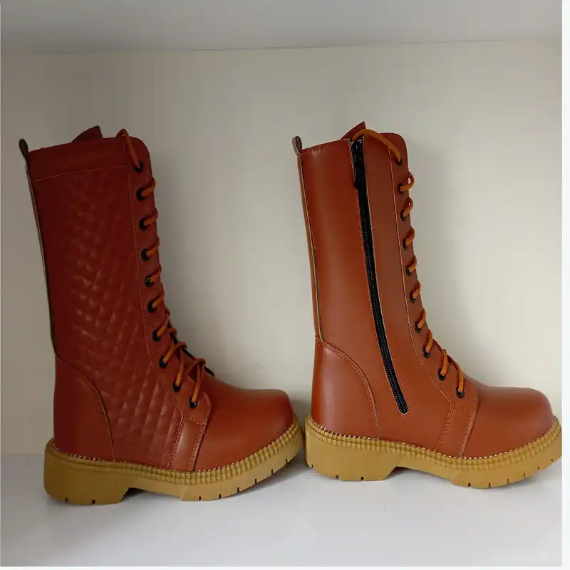 بوت زنانه مدل A-37 کد 31 رنگ زرشکی