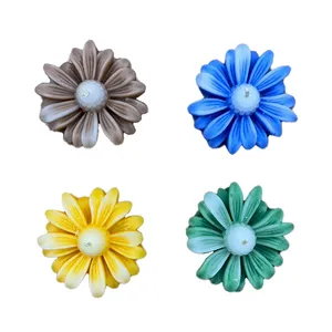 شمع دست ساز مدل گل مجموعه 4 عددی