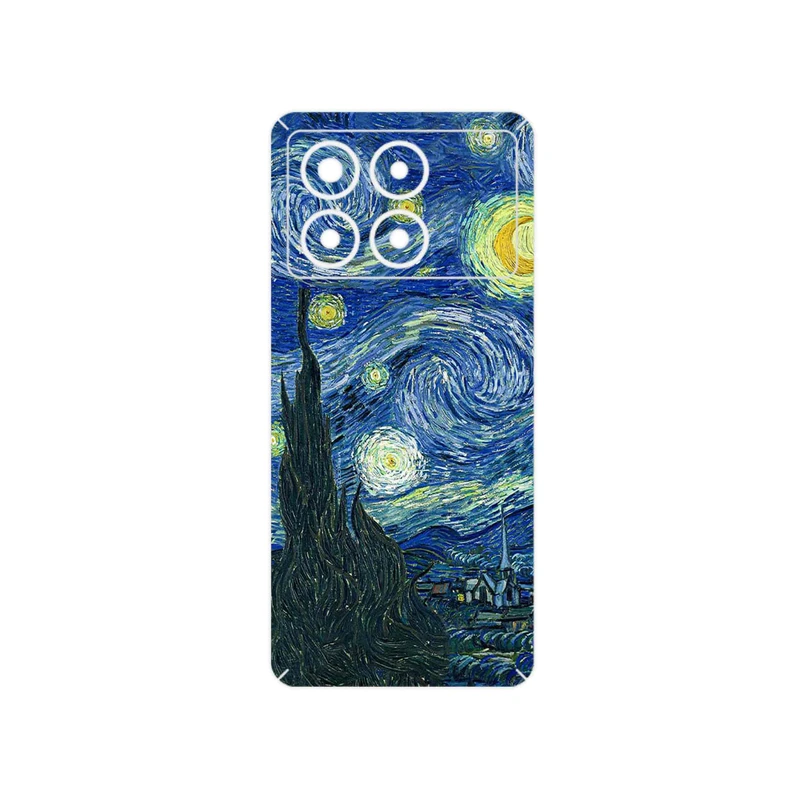 برچسب پوششی ماهوت مدل The Starry Night of van Gogh مناسب برای گوشی موبایل شیائومی Poco X6 Pro