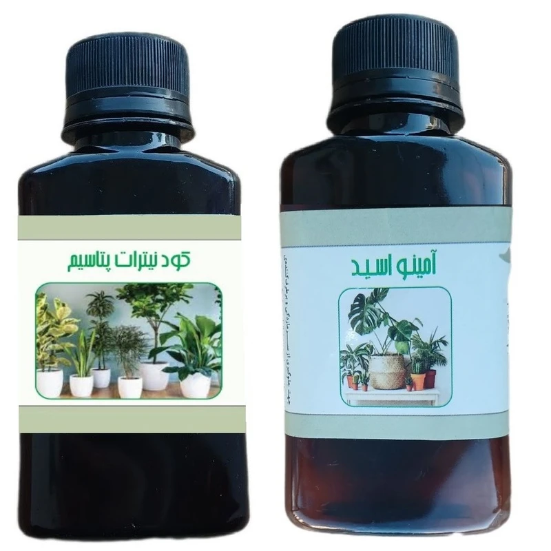 کود مایع نیترات پتاسیم و امینو اسید مدل life - D حجم 110 میلی لیتر بسته 2 عددی