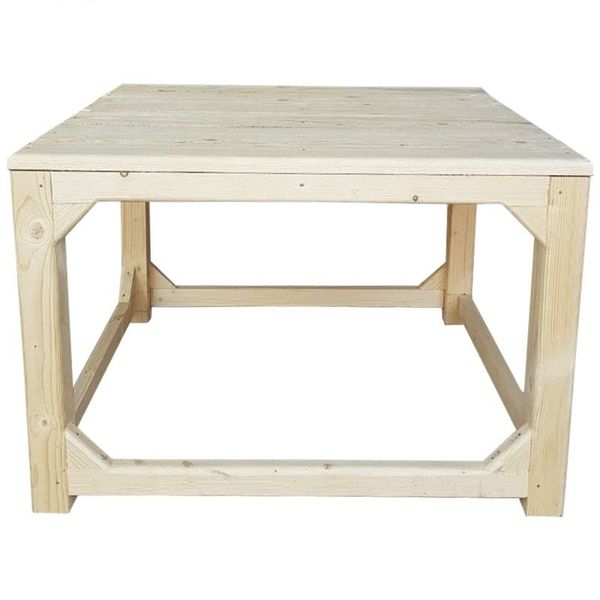 میز کرسی مدل چوبی کد 80x80