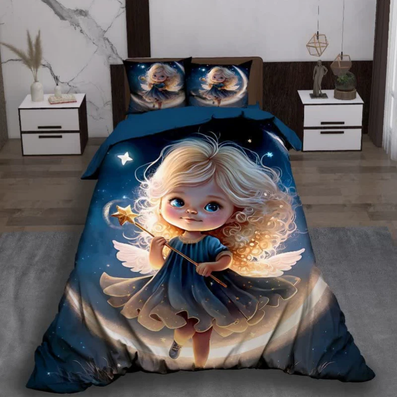 سرویس خواب تک نفره 5 تکه مدل سه بعدی دخترانه