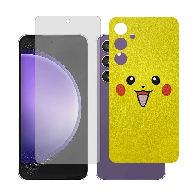 محافظ صفحه نمایش مات گلس مدل Together مناسب برای گوشی موبایل سامسونگ Galaxy S23 FE به همراه برچسب پوششی پشت گوشی  