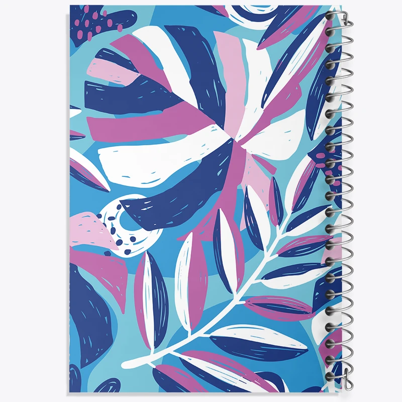 دفتر مشق 50 برگ خندالو طرح برگ انجیری کد N920