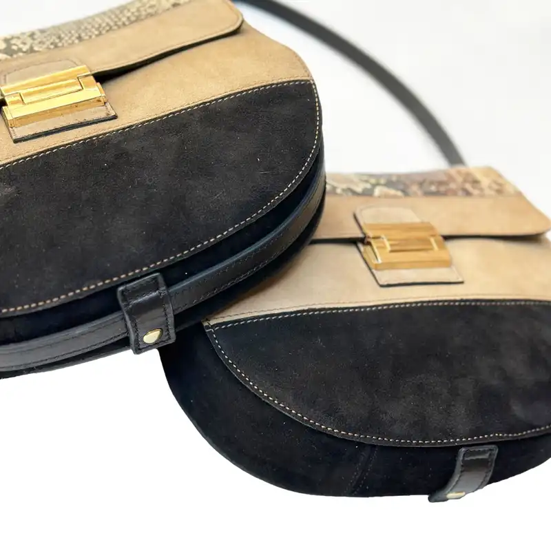 کیف دوشی زنانه مدل پوست ماری