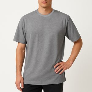 تی شرت آستین کوتاه مردانه ایزی دو مدل 0177 رنگ طوسی