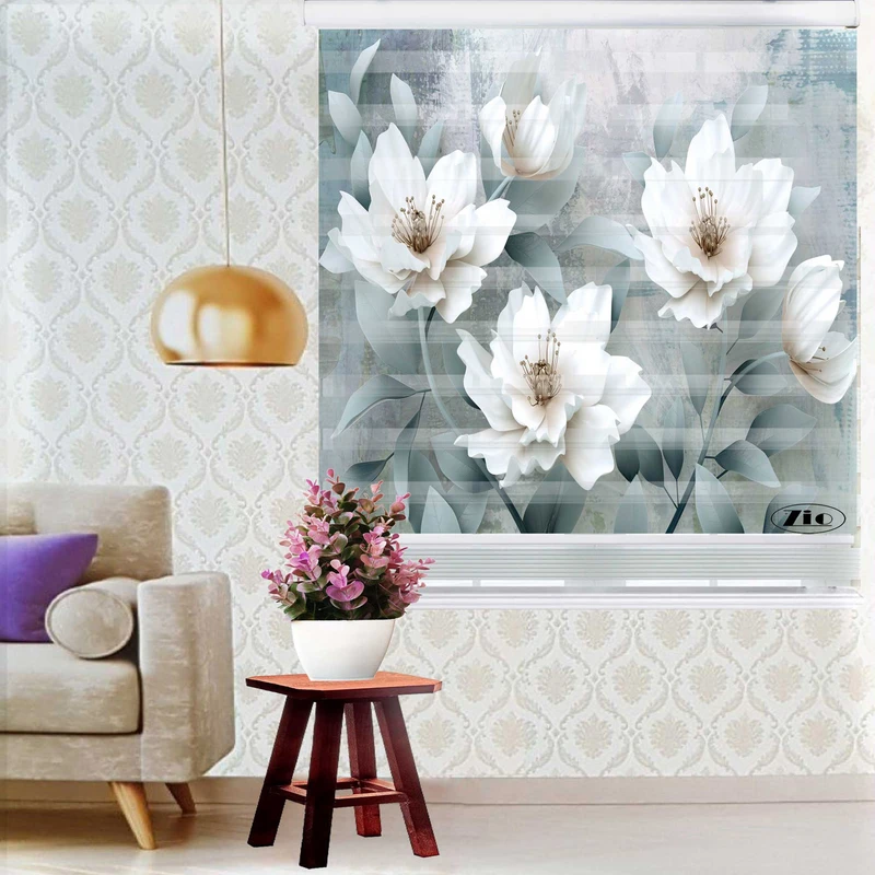 پرده زبرا زیو کد 3D1065 سایز 200x150 سانتی متر