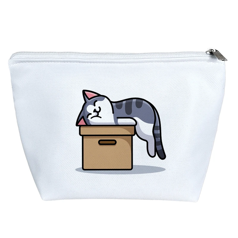 کیف لوازم آرایش دخترانه خندالو مدل گربه کد 2948