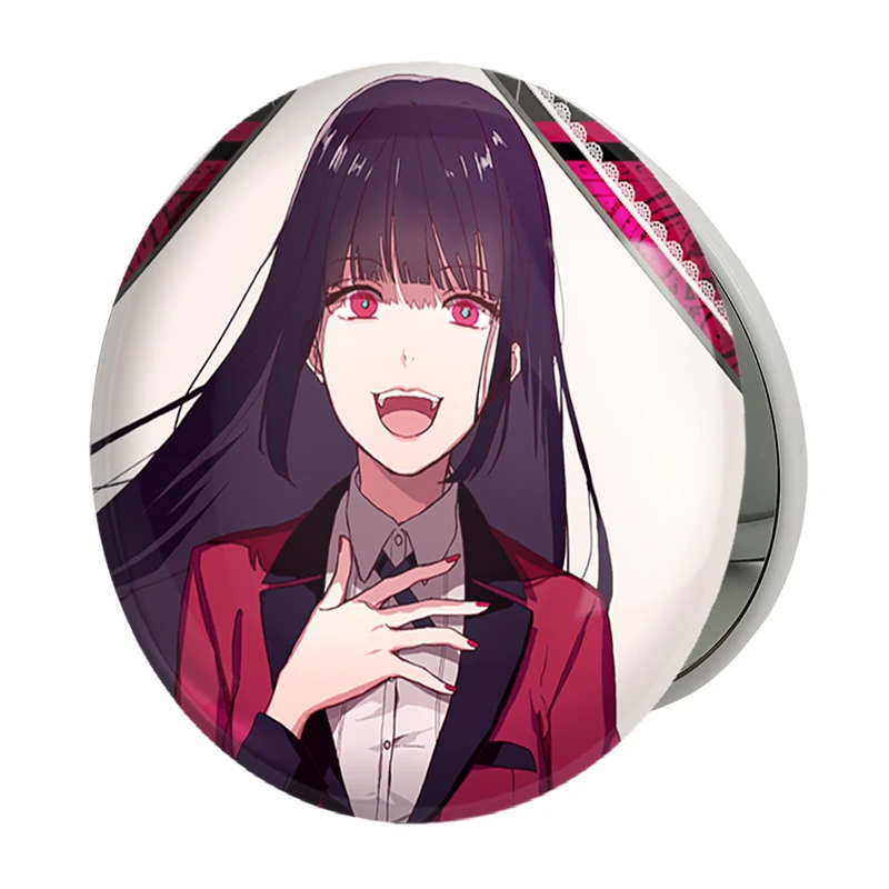 آینه جیبی خندالو طرح یومکو انیمه قمارباز مدل تاشو کد 33702