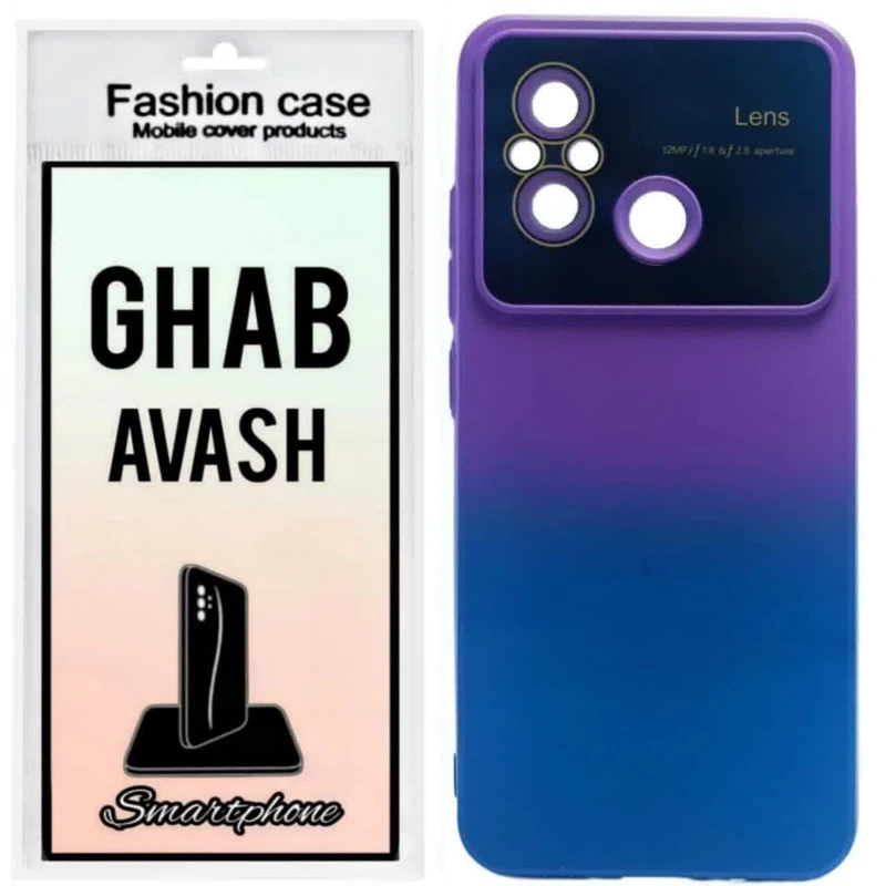 کاور قاب آوش طرح آبرنگی مدل سیلیکونی 01B مناسب برای گوشی موبایل شیائومی REDMI 12C