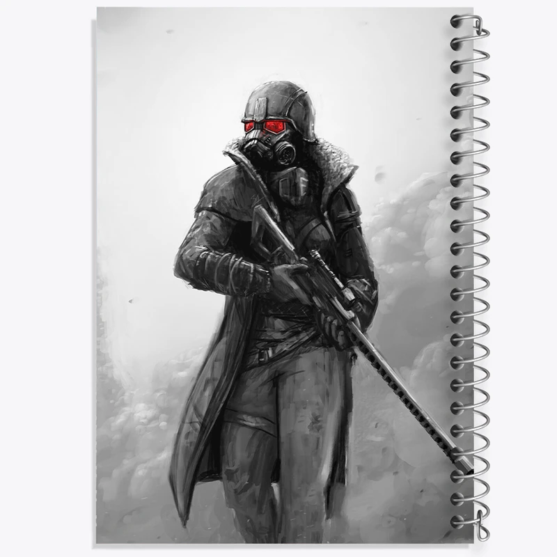 دفتر لیست خرید 50 برگ خندالو طرح بازی فال‌اوت (Fallout) کد 31293