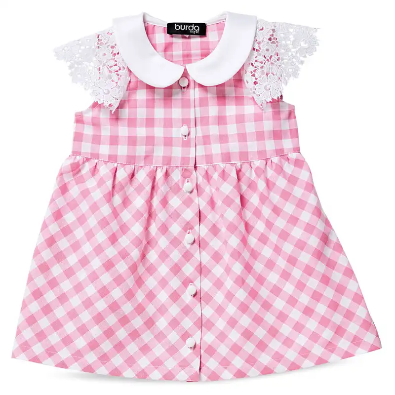 الگو خیاطی لباس نوزاد بوردا کیدز کد 9357 سایز 3 ماه تا 2 سال متد مولر