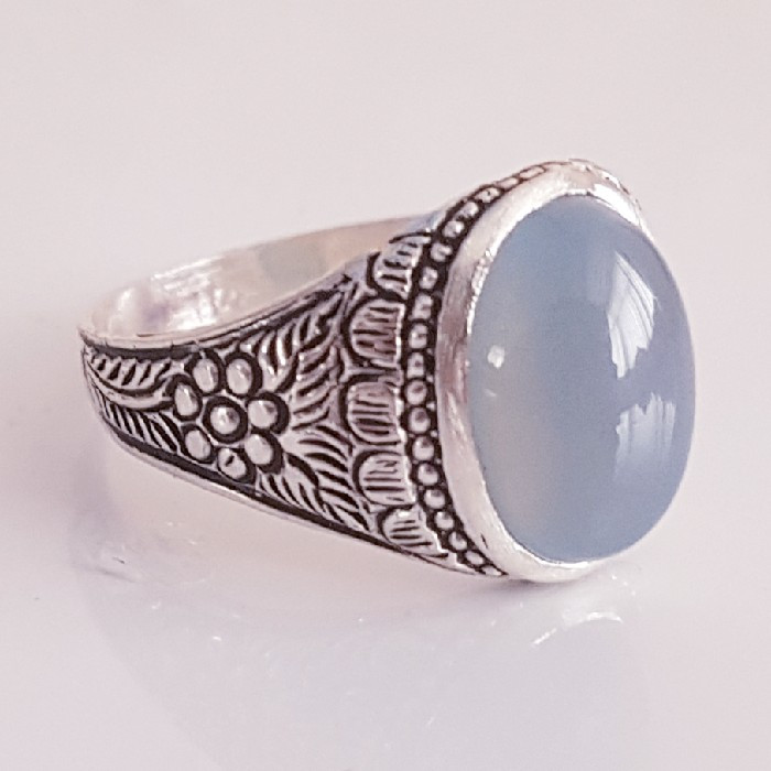 انگشتر نقره مردانه مدل عقیق کد P7800