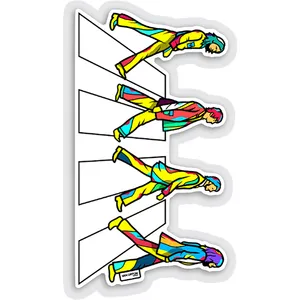 استیکر لپ تاپ طرح a-girl-has-no-name کدST13
