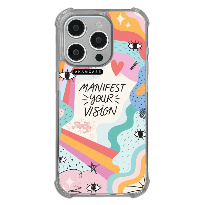 کاور آکام مدل AMCWTA15PRO-GOOD VIBES7 مناسب برای گوشی موبایل اپل iPhone 15 Pro