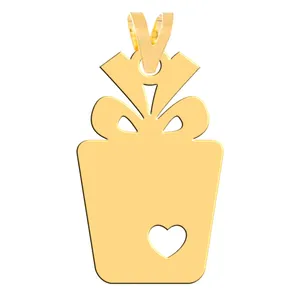 آویز گردنبند طلا 18 عیار زنانه فرشته مدل کادو  WNL-000534