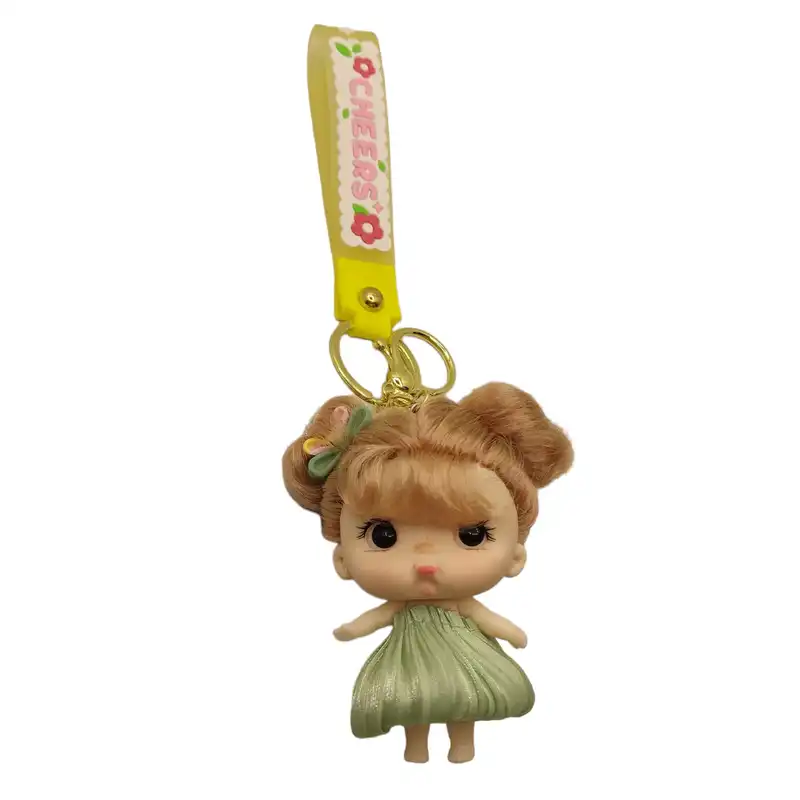 جاکلیدی دخترانه مدل عروسک مفصلی دختر کوچولو