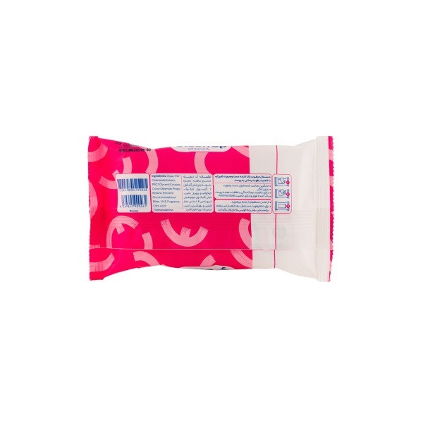 دستمال مرطوب پاک کننده دست و صورت کلين آپ مدل Nourishing بسته 2 عددی