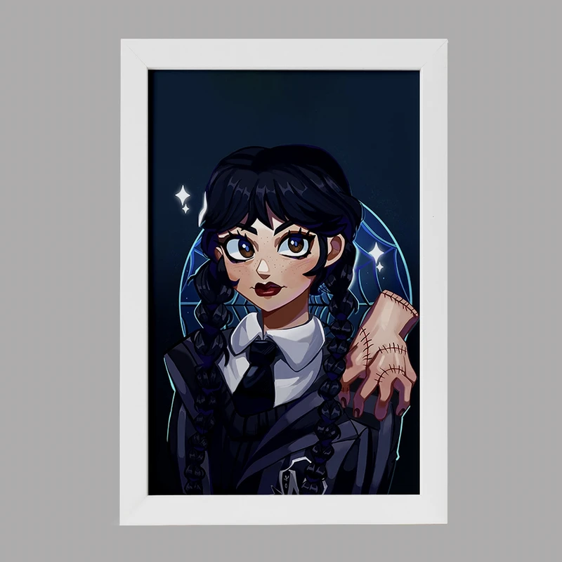 تابلو خندالو مدل ونزدی (Wednesday) کد F2469