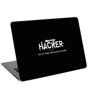 استیکر لپ تاپ طرح Hacker4کد cl-288مناسب برای لپ تاپ 15.6 اینچ