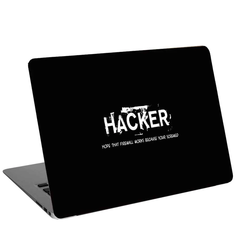 استیکر لپ تاپ طرح Hacker4کد cl-288مناسب برای لپ تاپ 15.6 اینچ