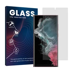 Glass Resistant model transparent screen protector suitable for Samsung Galaxy S22 Ultra 5G mobile phone