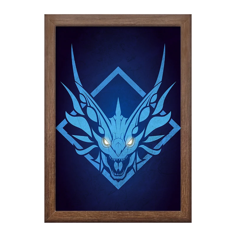 تابلو خندالو طرح بازی شکارچی هیولا (Monster Hunter) کد 33216