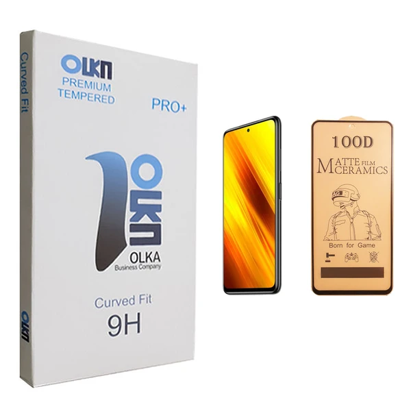 محافظ صفحه نمایش سرامیکی الکا مدل +PRO مناسب برای گوشی موبایل شیائومی Poco X3