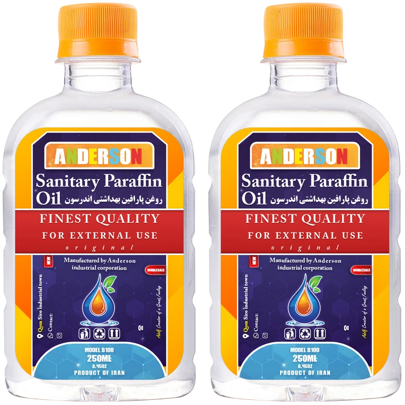 پارافین مایع اندرسون مدل B100 حجم 250 میلی لیتر بسته 2 عددی