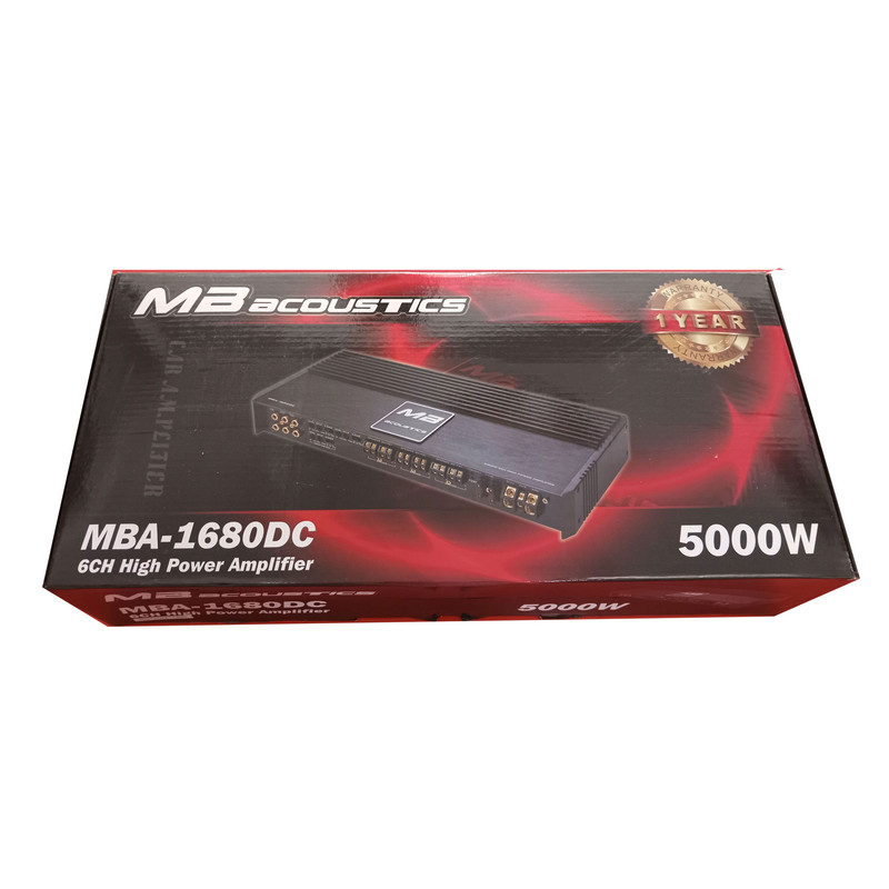 آمپلی فایر خودرو ام بی آکوستیکس مدل MBA-1680DC 3 در وبزینر آمپلی فایر خودرو ام بی آکوستیکس مدل MBA-1680DC