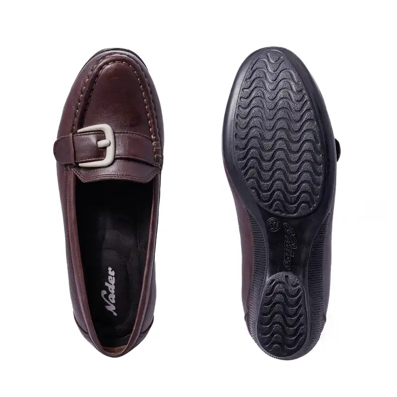 کفش طبی زنانه نادر مدل نیوشا کد 632 رنگ قهوه ای