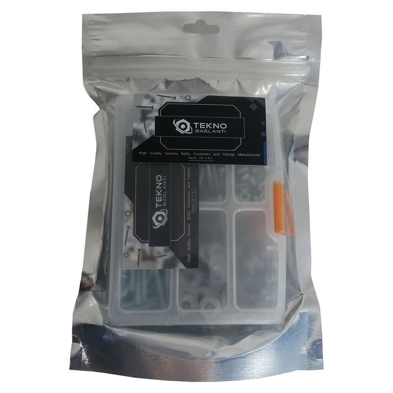 پیچ و مهره تکنو باغلانتی مدل Tekno-Screw-480 مجموعه 480 عددی