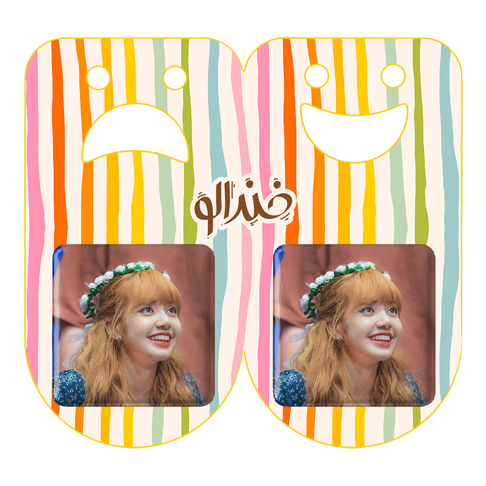 پیکسل خندالو مدل لیسا بلک پینک کد 14319 به همراه مگنت