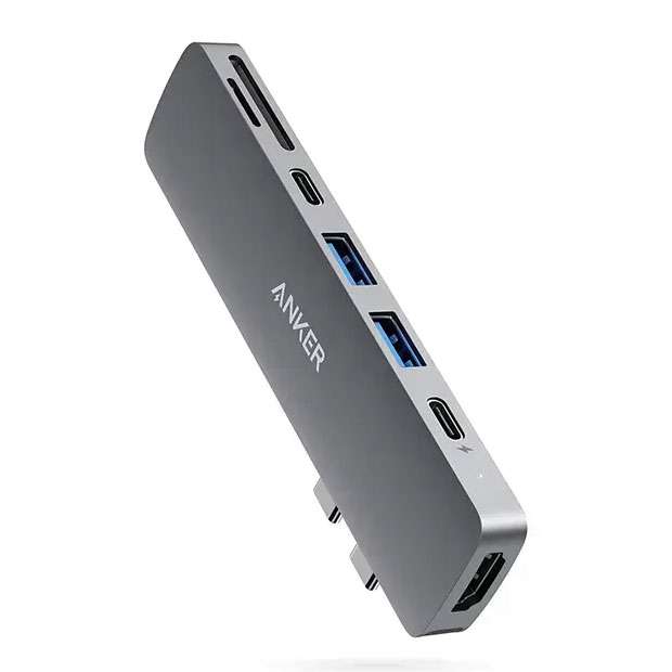 هاب 7 پورت USB-C انکر مدل A8371 7-in-2 for MacBook هاب 7 پورت USB-C انکر مدل A8371 7-in-2 for MacBook