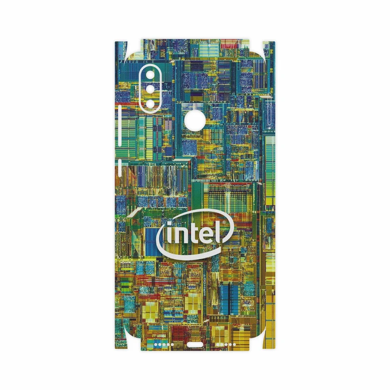 برچسب پوششی ماهوت مدل Intel Brand-FullSkin مناسب برای گوشی موبایل شیائومی Mi 8