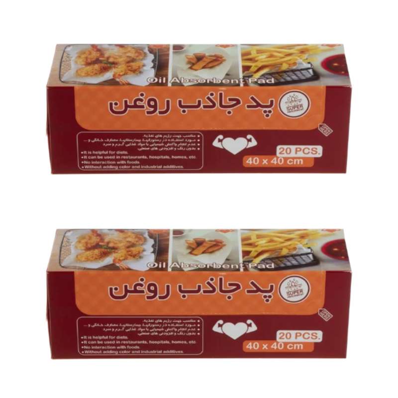 دستمال جذب روغن پرسان مدل ۰۴۰ بسته ۴۰ عددی دستمال جذب روغن پرسان مدل ۰۴۰ بسته ۴۰ عددی