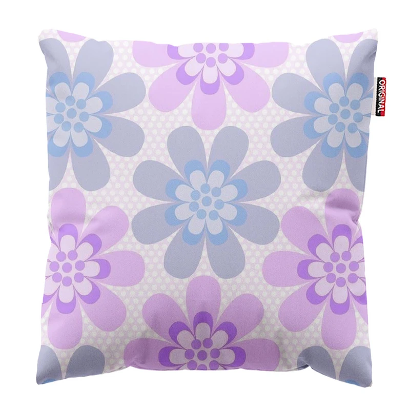 کوسن پاد آفرین طرح گل کد 3254 سایز 30*30 سانتی متر