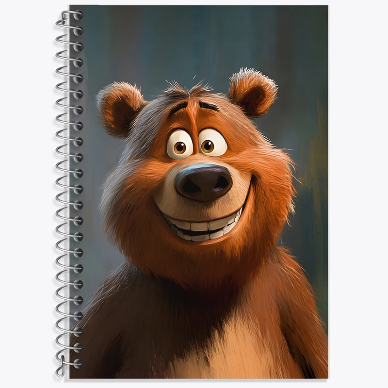 دفتر لغت 50 برگ خندالو طرح خرس خنگ کد F6584