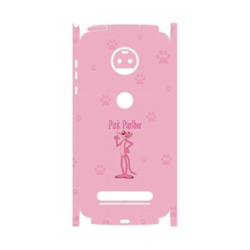برچسب پوششی ماهوت مدل The Pink Panther-FullSkin مناسب برای گوشی موبایل موتورولا Moto Z2 Force
