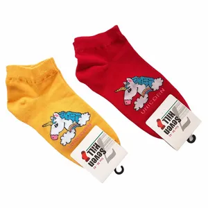 جوراب دخترانه مدل اسب تک شاخ مجموعه 2 عددي