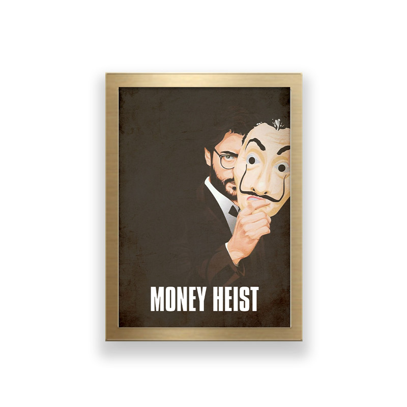 تابلو طرح پروفسور سریال money heist تابلو طرح پروفسور سریال money heist