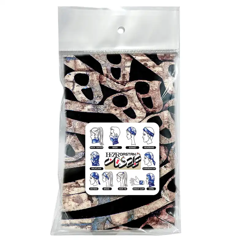 دستمال سر و گردن هزاردستان مدل DB54