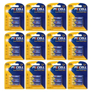 باتری نیم قلمی پی‌کی سل مدل Extra Heavy Duty بسته 48 عددی