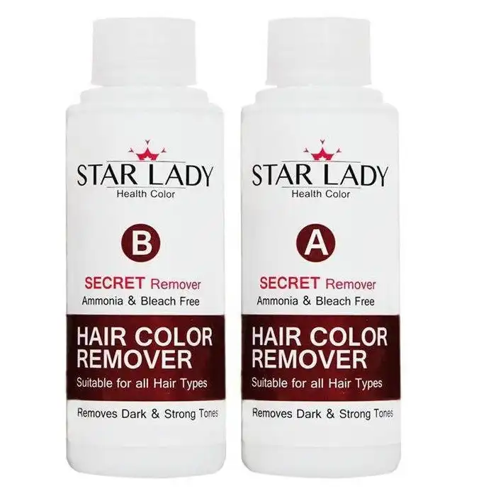 بی رنگ کننده مو استار لیدی مدل سیکرت حجم 200 میلی لیتر بسته 2 عددی